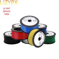 26awg UL1007 100m OK Wrapping Cable Wire Welding PCB Jumper Solid Flying Line Electronic Tinned Copper Single Core Hook Up Cord Wires Leads Adapters