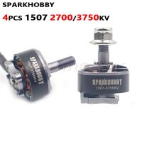 4 Pezzi Sparkhoy 1507 2700/3750KV 2-4S Spazzole Motore 5Mm Albero 3 Pollici 12X12mm Elica คอปเตอร์หลายใบพัดโดรนคอปเตอร์สี่แกน RC FPY DIY