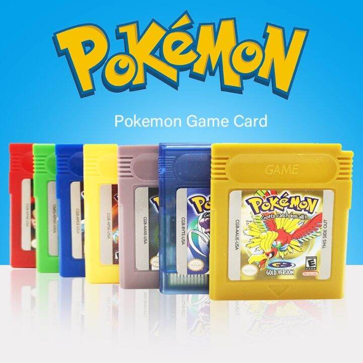 Thẻ Bài Pokemon Máy Chơi Game Hộp Mực 16-Bit Usa Trò Chơi Video-Pokemon  Series 16-Bit-Aliexpress 