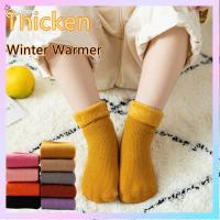 LAIHOU Soft Sleeping Socks Thermal Wool Baby Foot Warmers Snow Floor Socks Velvet Boots Kids Cotton Socks