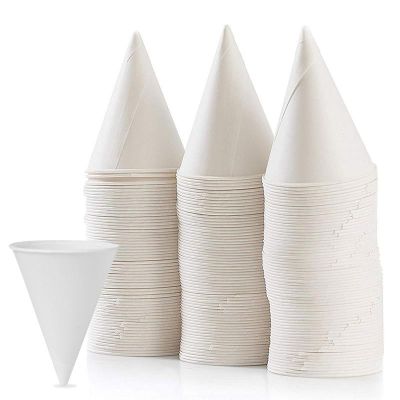 แก้วกรวยกระดาษ SKY ขนาด 4 ออนซ์ จำนวน 200 ใบ มาตรฐาน มอก. Paper Cone Cup (Quality paper for food and beverage) Contain 200 Pcs.