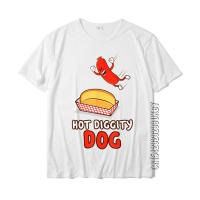 Funny Hot Dog T-Shirt Hot Diggity Dog Bbq Cartoon Weiner Cotton Summer Tops Shirts Coupons Man Tshirts Printed