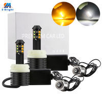 1Set 1156 P21W BA15S PY21W BAU15S 3156 W21W 7440 Error Free LED Canbus Car DRL Turn Signal Lights 12VDC Dual Color NO Hyperflash