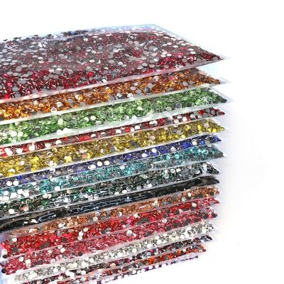 Wholesale Jelly AB Resin Non Hot Fix Rhinestones Cтразы Flatback Plastic Crystals Strass Glitters Stone Bulk Big Package for DIY Selfie Sticks