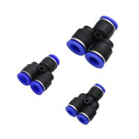 Slip-lock Y-type connector 6/8/10mm OD Hose Splitters Adapter Agriculture Garden Watering Irrigation Quick Coupling 5 Pcs Watering Systems  Garden Hos