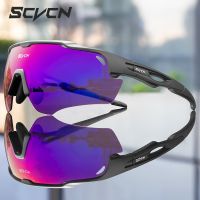 ↂ☃◕ Cycling Sunglasses Mens Women Mtb Bicycle Glasses UV400 Polarized Fishing Protection Eyewear SCVCN Photochromic Bike Goggles