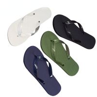 Summer Men Slippers Fashion Simple Outdoor Men Flip-Flops Beach Flat Sole Non-Slip Male Shoes Rubber Basic Sandals