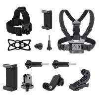 Phone Chest Mount Universal Camera Chest Harness for Action Camera Cell Phone Chest Strap Mount Multifunctional Harness Strap Holder Camera Strap Carrier for Chest attractive