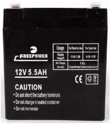 แบตเตอรี่แห้ง-12v-5-5ah-hgl12v-5-5ah-สำหรับเครื่องสำรองไฟ-ไฟฉุกเฉิน-จักรยานไฟฟ้า-เครื่องมือเกษตร