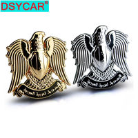 DSYCAR 1Pcs 3D โลหะ Eagle รถด้านข้าง Fender ด้านหลัง Trunk Emblem Badge สติกเกอร์ Decals