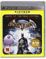 PS3 Batman: Arkham Asylum (Game of the Year Edition - Platinum) {Zone 3 / ASIA / English}