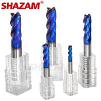 【DT】hot！ SHAZAM HRC70 Milling Cutter 4-Flute Tungsten Carbide Machine Machining Round Endmills Tools