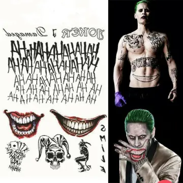 Killer Joker Tattoo Design On Arm Photo - Evil Clown Tattoo, HD Png  Download - vhv
