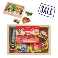 [SALE 20ชิ้น] รุ่น 9279 แม่เหล็กรุ่นฟาร์ม Melissa &amp; Doug Animal Magnets รีวิวดีใน Amazon USA แม่เหล็กทั้งตัว 20 ชิ้น ติดตู้เย็น ติดกระดาน ของเล่น มาลิซ่า 2 - 5 ขวบ