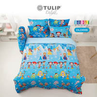 (New) TULIP ชุดเครื่องนอน ผ้าปูที่นอน ผ้าห่มนวม รุ่น TULIP Delight พิมพ์ลาย ดิจิตอลปริ้น DLD006 ลิขสิทธิ์แท้ดิสนีย์