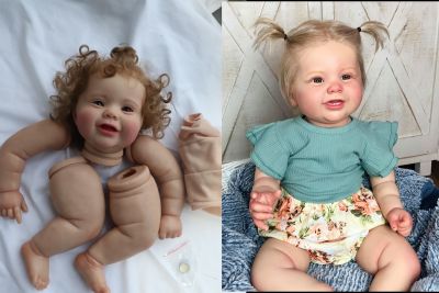 【YF】 FBBD Artist Painted Reborn Baby Doll Kodi Bear 23inch Unassembled Kit With Hand-Rooted Hair Veins Dolls For Children