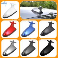 ✐☸ Universal Aircraft Wing Style FM Signal Amplifier Car Radio Aerials Shark Fin Antenna Car Roof Decoration Auto Side Replacement