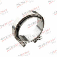 3.5 V-Band Flange &amp; Clamp Kit สำหรับ Turbo Exhaust Downs Mild Steel Flange