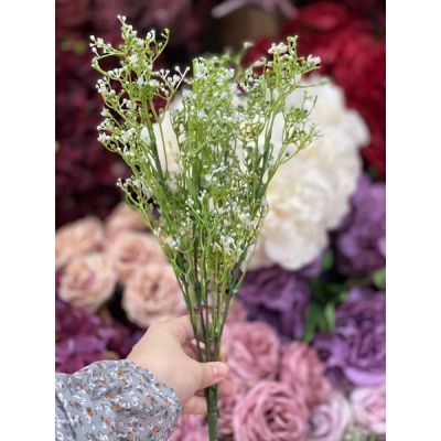 ยิปโซพลาสติก ยิปโซปลอม งานสวย 5กิ่ง ดอกไม้ประดิษฐ์ ดอกไม้ปลอม ดอกยิปโซ ตกแต่งบ้าน แจกัน สถานที่แต่งงาน