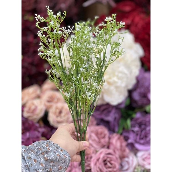 ยิปโซพลาสติก-ยิปโซปลอม-งานสวย-5กิ่ง-ดอกไม้ประดิษฐ์-ดอกไม้ปลอม-ดอกยิปโซ-ตกแต่งบ้าน-แจกัน-สถานที่แต่งงาน