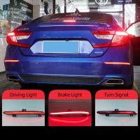 1 Set Rear Fog Lamp For Honda Accord Inspire 2018 2019 2020 Plug and Play Car Bumper Brake Light Turn Signal Reflector