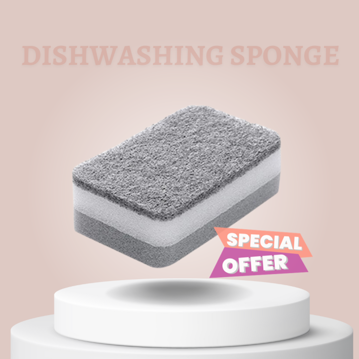 Dishwashing Sponge Block Magic Sponge Waist Type Dish Washing Soap ...