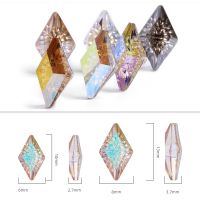 Astrobox K9 Nail Art Stone Diamond Rhombus Arc-Shaped Carving Crystal Glue On Rhinestone стразы Glass DIY Clothing amp; Accessories