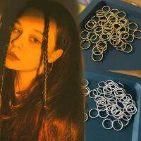 【CC】❀✷۞  10-50Pcs 10-16mm Hair Rings Metal African Braid Dreadlocks Bead Cuffs Dread Tube Accessories Styling