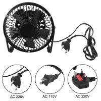 US EU UK Plug AC 110V 220V Electric Fans Table Metal Fan Small Desktop Fan Suitable for Home and Office Personal Fan