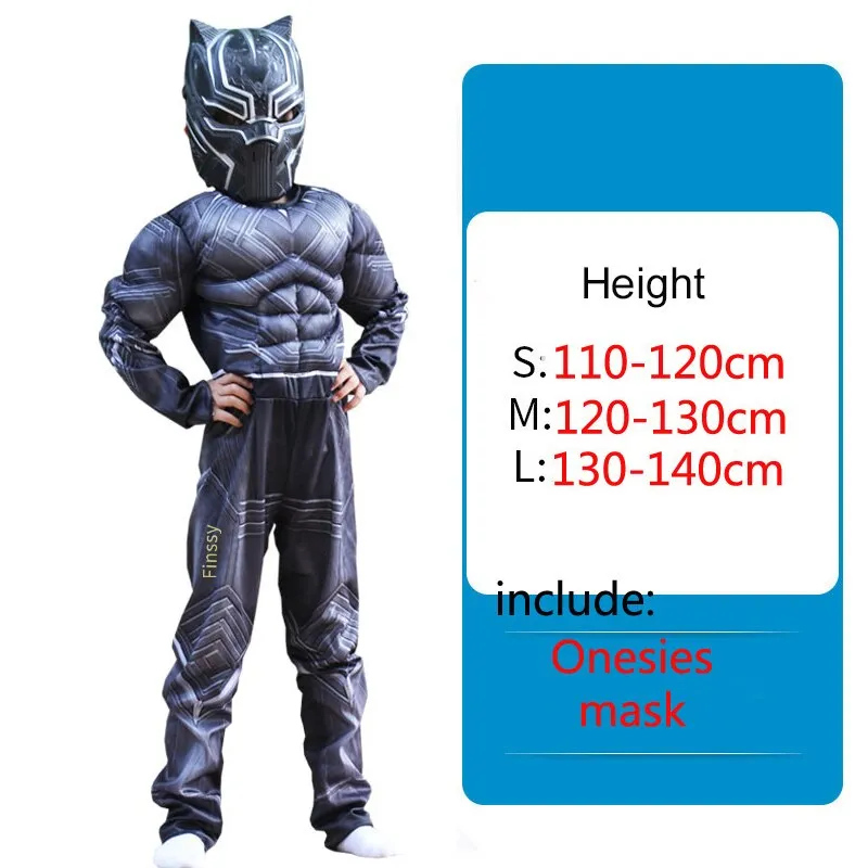 Holiday Birthday Gifts for Kids Spider Boy Super War Hero Iron Cosplay  Muscle Costume Halloween Carnival Party Funny Costume