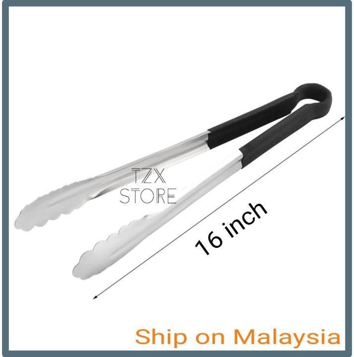 Rubber Grip Tongs