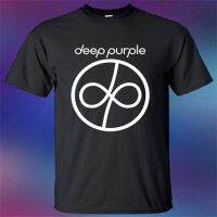 Hot sale The deep purple band graphic Mens 100% Cotton Round Neck Short Sleeve T-Shirt  Adult clothes