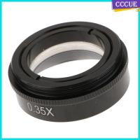 CCCUE 0.35X กล้องจุลทรรศน์เลนส์กล้องวัตถุเสริม M42x0.75mm เลนส์ Barlow