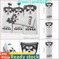 2023 NEW for✓☏☜ Cute Huskies Golf Wood Club Headcovers 135UT For Putter Driver Hybrid Fairway Wood Clubs Set Heads Cover PU Leather Unisex Golf Accessories