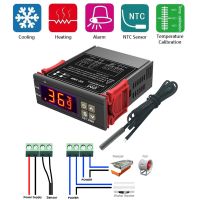 【LZ】ↂ►  LED Digital Controlador de Temperatura Termostato Termorregulador Incubadora Relé Aquecimento e Arrefecimento DC12 DC 24V AC 110V-220V STC-1000