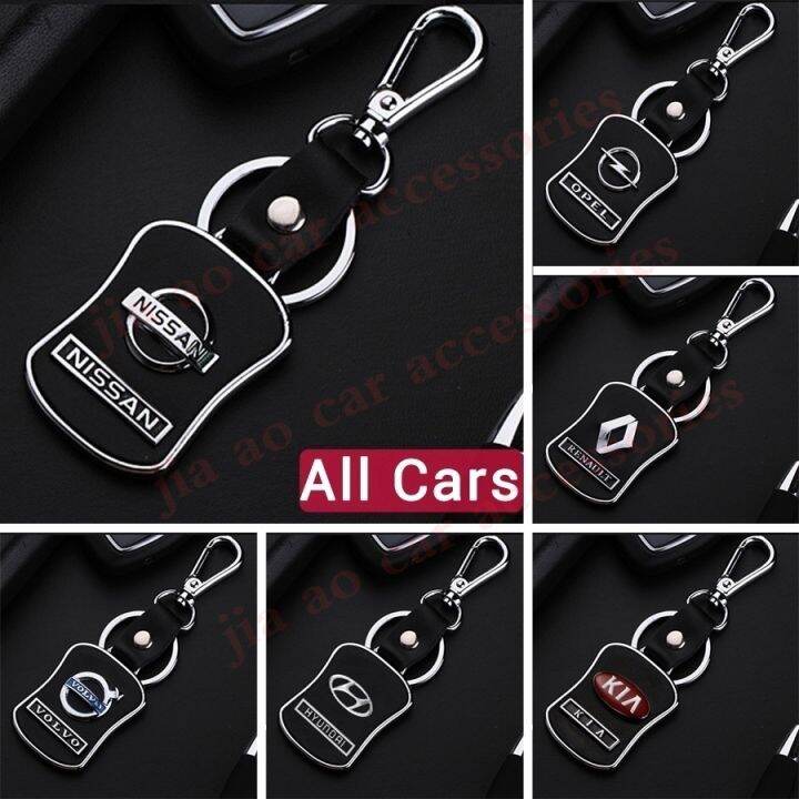 LAIFU Car Logo Key Ring Key Chain for Nissan BMW Toyota Mazda Audi