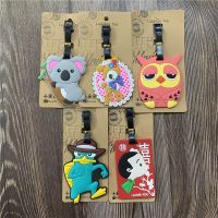 【DT】 hot  Disney Bambi Anime Luggage Tags Cartoon Suitcase Tag Travel Accessories Bag Holder Label Birthday Gift