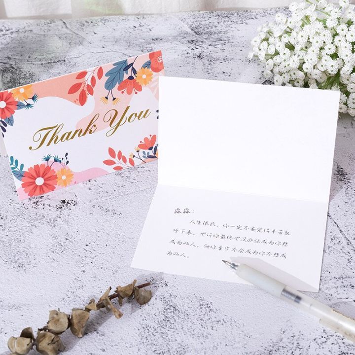 ดอกไม้เล็กสดใสการ์ดอวยพรวาดด้วยมือบัตรหลังการขายบัตรดอกไม้ร้านขายของที่ระลึกการ์ดขอบคุณของขวัญวันแม่