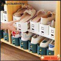 SYRUPSHADDOCKING สองชั้น Shoerack Organizer สนับสนุนรองเท้าสำหรับผู้หญิงชั้นวางรองเท้าแบบปรับได้รองเท้า