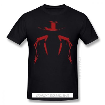 Alucard Ultimate Men Tshirt Hellsing Manga Abraham Van Helsing Anime 100% Cotton T Shirt Gift Idea