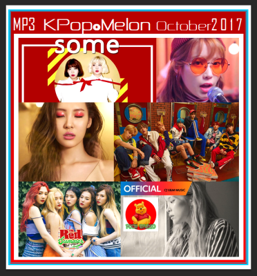 CD-MP3 เพลงเกาหลีรวมฮิต K-POP Melon Chart Top 100 October : 2017 #เพลงเกาหลี #เพราะโดนใจ ☆แผ่นซีดีMP3-100 เพลง👍👍👍❤️