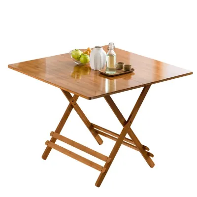 โต๊ะกินข้าว พับเก็บได้ โต๊ะไม้ไผ่ โต๊ะปิคนิค โต๊ะแคมปิ้ง โต๊ะทำงาน โต๊ะไม้ โต๊ะอาหาร โต๊ะอเนกประสงค์ ปรับระดับได้