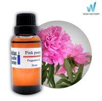 หัวน้ำหอม กลิ่นดอกไม้โบตั๋น Pink Peony Fragrance oil เกรดพรีเมี่ยม สำหรับเทียนเเละเครื่องสำอาง 30ml/100ml