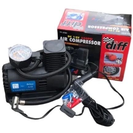 เครื่องเติมลมไฟฟ้า-เครื่องสูบลมไฟฟ้า-ติดรถยนต์-diff-air-compressor