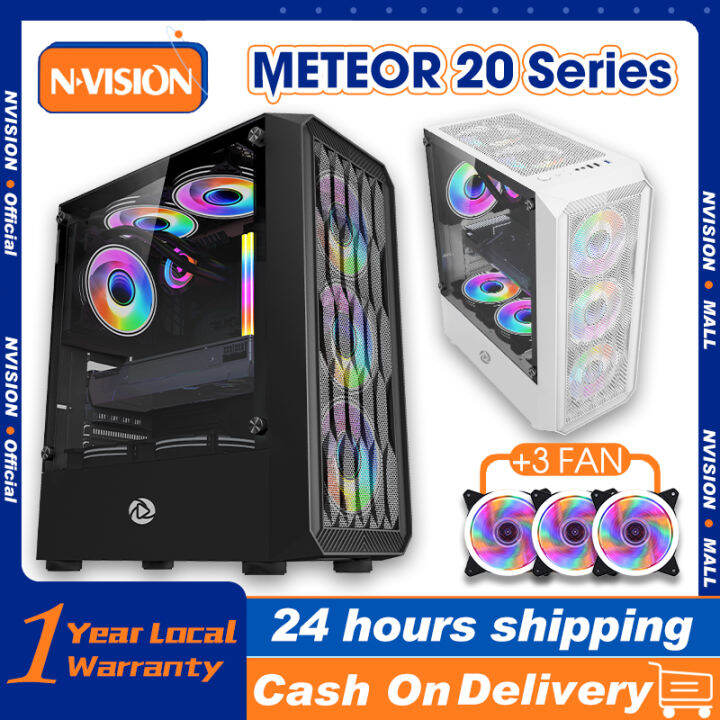 Meteor Computer Case INPLAY Case PC Case Gaming Computer Case Mid-Tower ATX Desktop Case ...