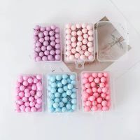 TUTU 50pcs/box coloful ball Push Pins Thumb Thumbtack Board Pins Drawing Photo Wall Studs Office School Supplies H0563 Clips Pins Tacks