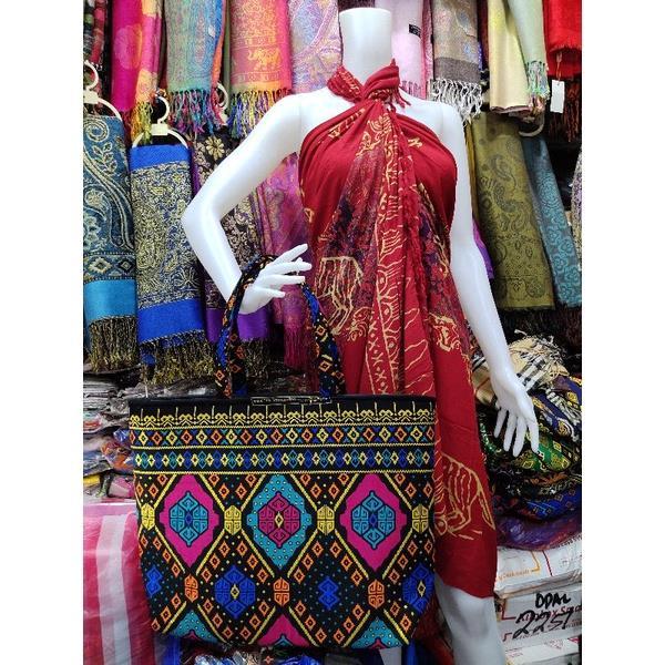 Tote Bag Batik Large / Bayong Bag Batik | Lazada PH