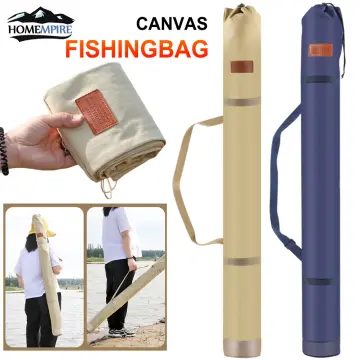 Cheap Portable Folding Fishing Rod Carrier Canvas Fishing Pole