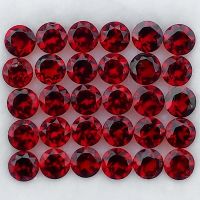 พลอยโกเมน Rhodolite Garnet น้ำหนัก 4.50  กะรัต กลม สวยไฟดีทุกเม็ดค่ะ