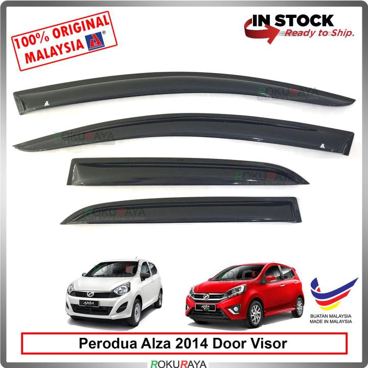 Perodua Axia 2014 AG Door Visor Air Press Wind Deflector (Small 7cm ...